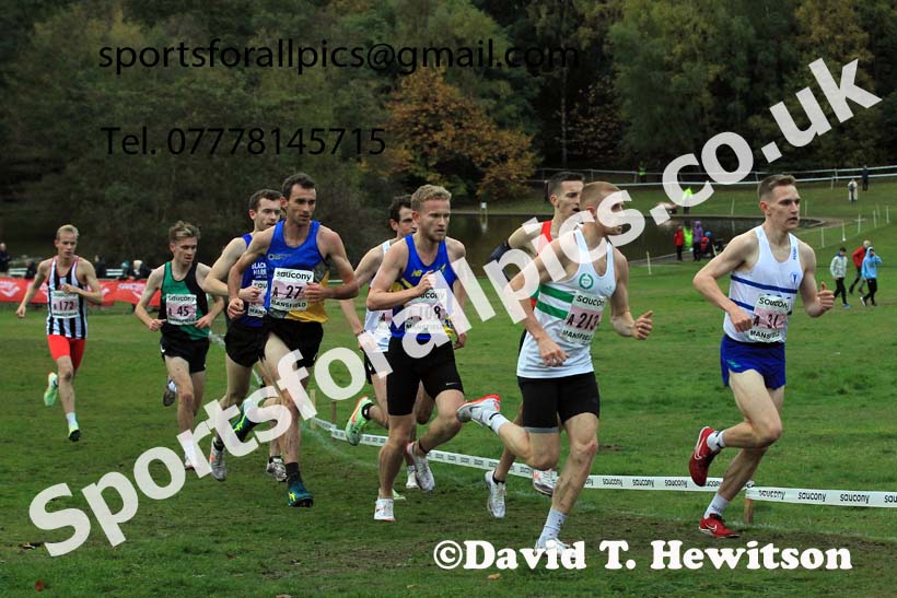 Senior Men, 2022 National Cross Country Relays, Berry Hill Park, Mansfield.  Photo: David T. Hewitson/Sports for All Pics